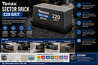 Tenax Sector Brick- 220 grit