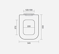 HINDWARE ENIGMA / CUBE MODEL TOILET SEAT COVER LID SOFT CLOSE PART CODE PE: H 505267 SW PP HINDWARE ENIGMA / CUBE MODEL TOILET SEAT COVER LID SOFT CLOSE PART CODE PE: H 505267 SW PP