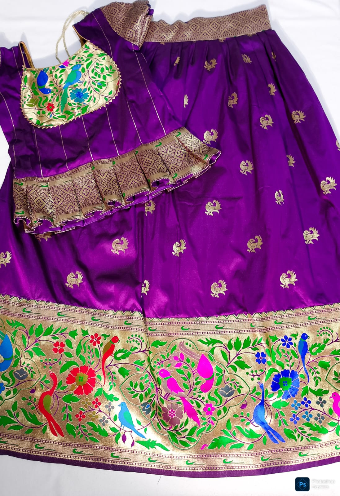 V12: Ready To Ship Beautiful Kids Lehenga Set V12: Ready To Ship Beautiful Kids Lehenga Set
