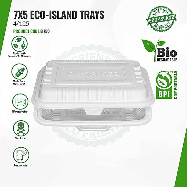 7x5 Eco-Island Trays 4/125
