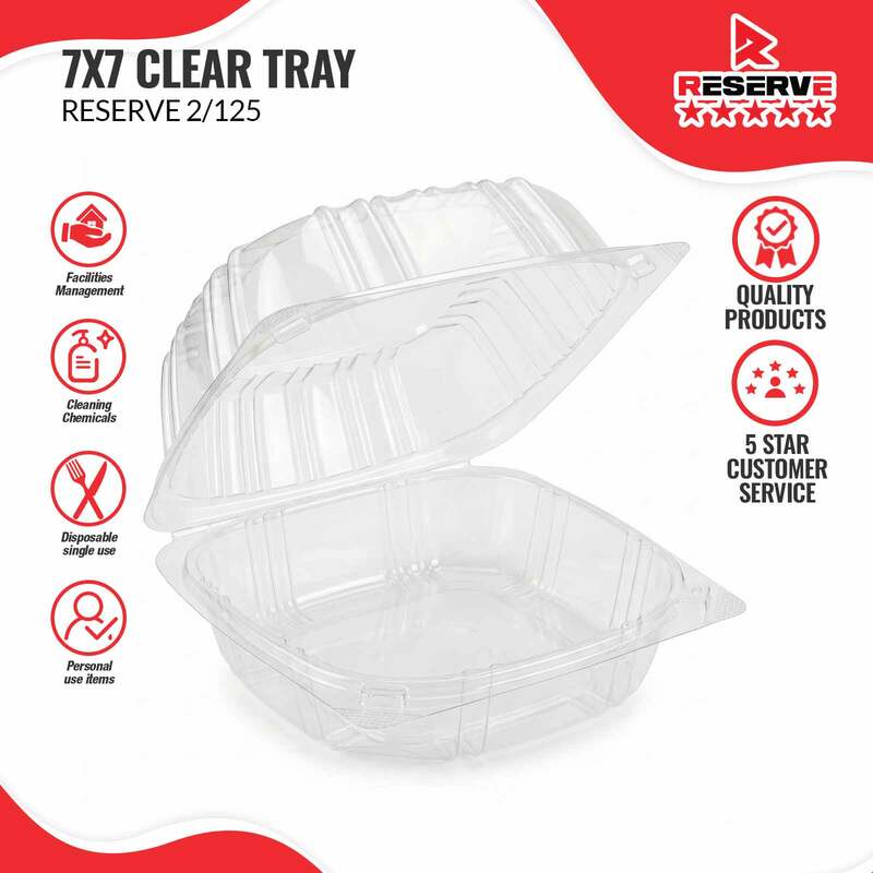 7x7 Clear Tray Reserve 2/125