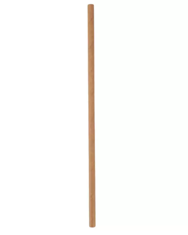 8" Paper Straw - 6mm- Brown [250ct]