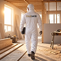 Paul Davis White Microporous Coveralls