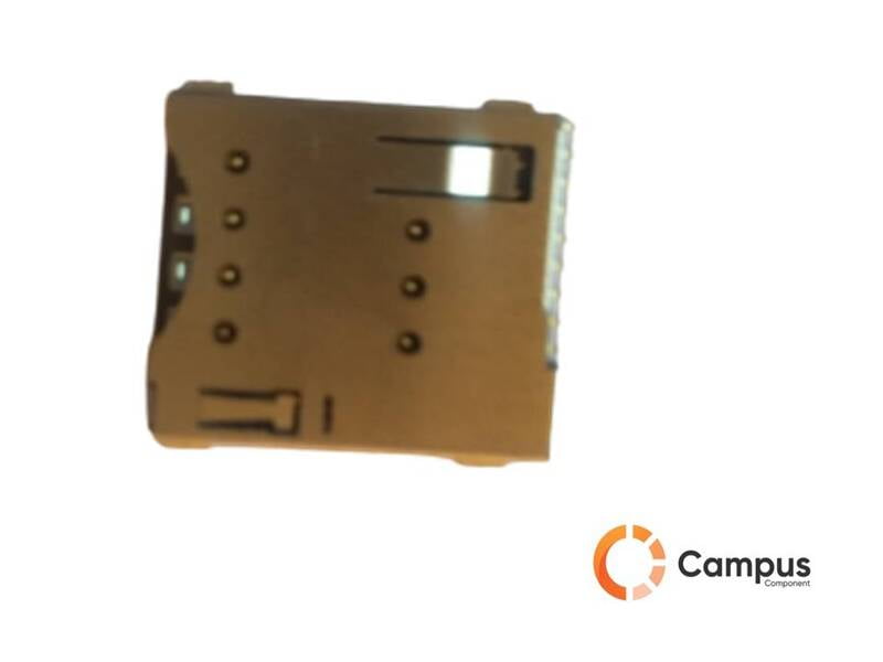 8 Pin Push Push Micro Sim Card Holder Type 2-SI-854-D 8 Pin Push Push Micro Sim Card Holder Type 2-SI-854-D
