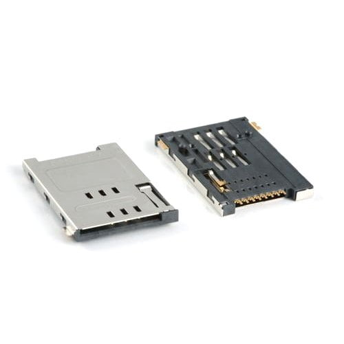8 Pin Sim Card Holder Metal push push Type 2-SI-109-D 8 Pin Sim Card Holder Metal push push Type 2-SI-109-D