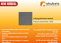 4-Gang 8-Button Switch 4-Gang 8-Button Switch