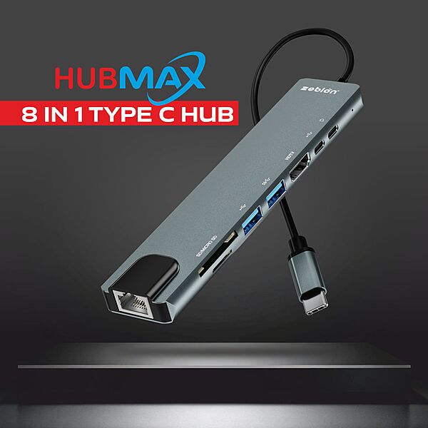 C TYPE ZEBION HUB MAX 8 IN 1