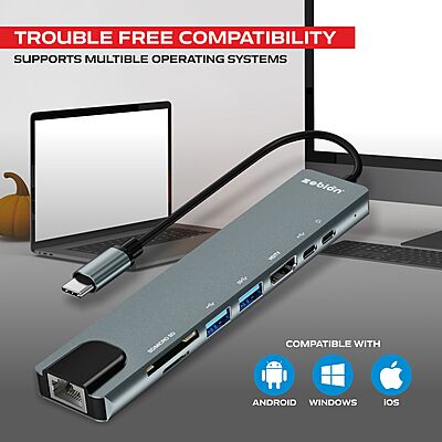 C TYPE ZEBION HUB MAX 8 IN 1