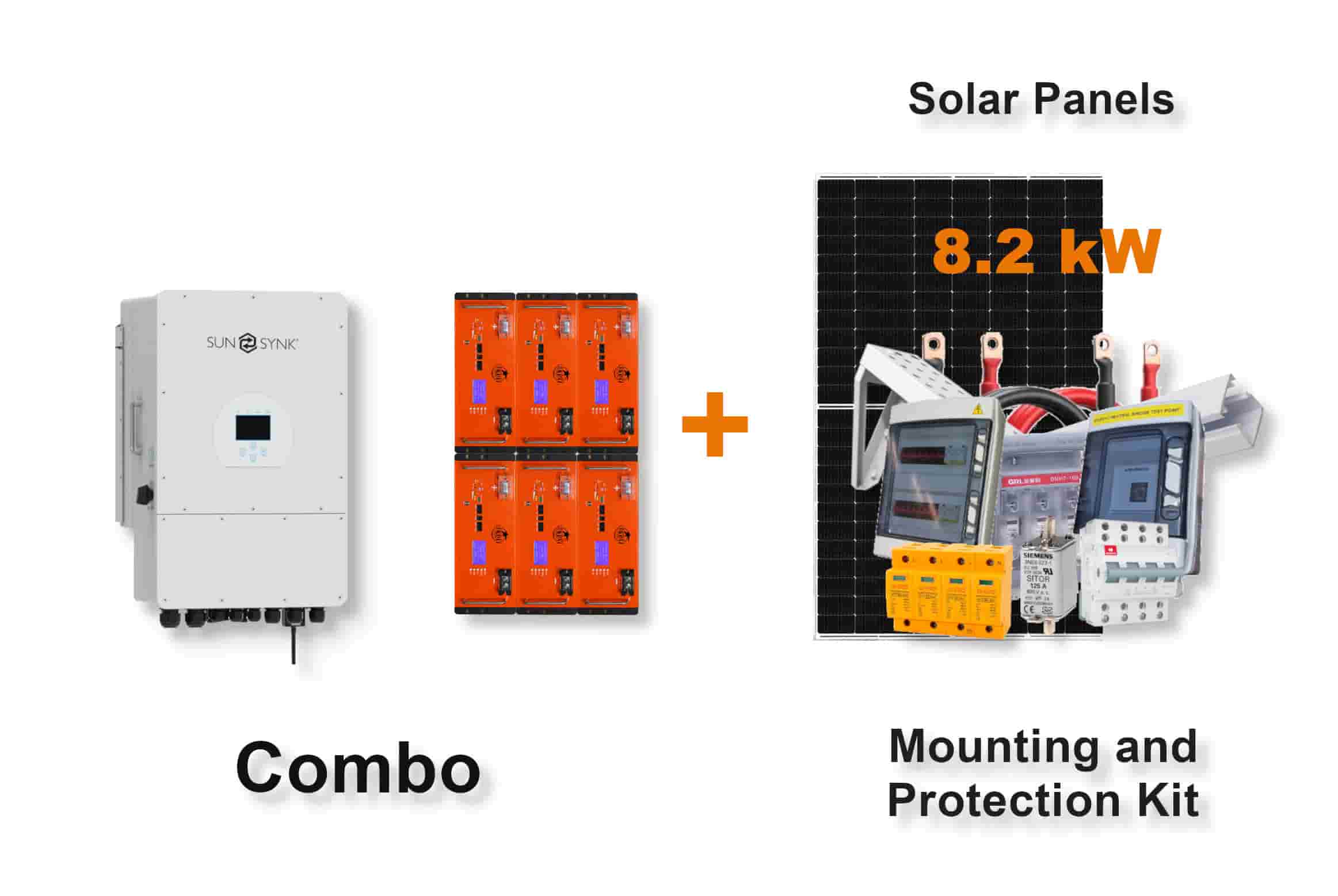 12.0 kW SUNSYNK 3-Phase Hybrid - REVOV Combo, c/w 6x 5.12 kWh Lithium Batteries 12.0 kW SUNSYNK 3-Phase Hybrid - REVOV Combo, c/w 6x 5.12 kWh Lithium Batteries