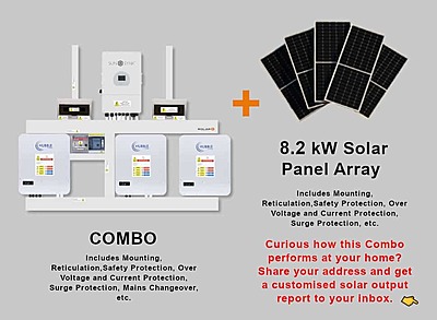 12.0 kW SUNSYNK 3-Phase Hybrid - HUBBLE Combo, c/w 3x 5.12 kWh Lithium Batteries