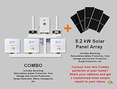 12.0 kW SUNSYNK 3-Phase Hybrid - HUBBLE Combo, c/w 3x 10.0 kWh Lithium Batteries