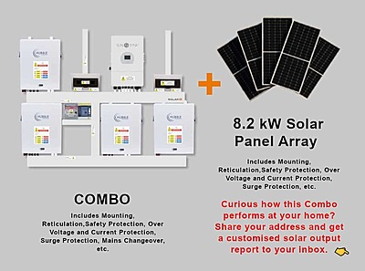 12.0 kW SUNSYNK 3-Phase Hybrid - HUBBLE Combo, c/w 4x 5.5 kWh Lithium Batteries
