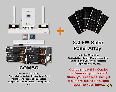 12.0 kW SUNSYNK 3-Phase Hybrid - PYLONTECH Combo, c/w 4x 4.8 kWh Lithium Batteries
