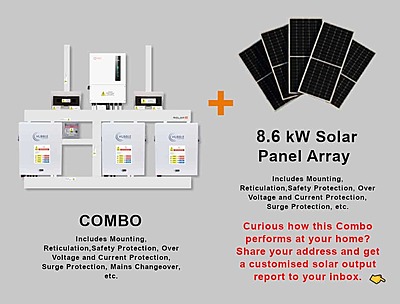 8.0 kW SOLIS S6 Hybrid Combo, c/w 3x 5.5 kWh HUBBLE Lithium Batteries