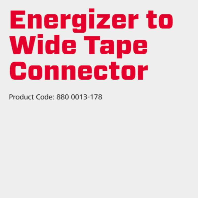 Speedrite Energizer to Wide Tape Connector