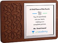 UNACADEMY CUSTOM CUTOUT TROPHY