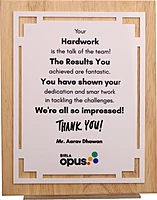 BIRLA OPUS PLAQUES TROPHY