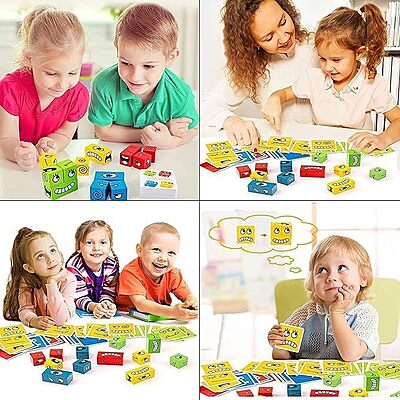 Amazkart Face Changing Cube Building Blocks Puzzle