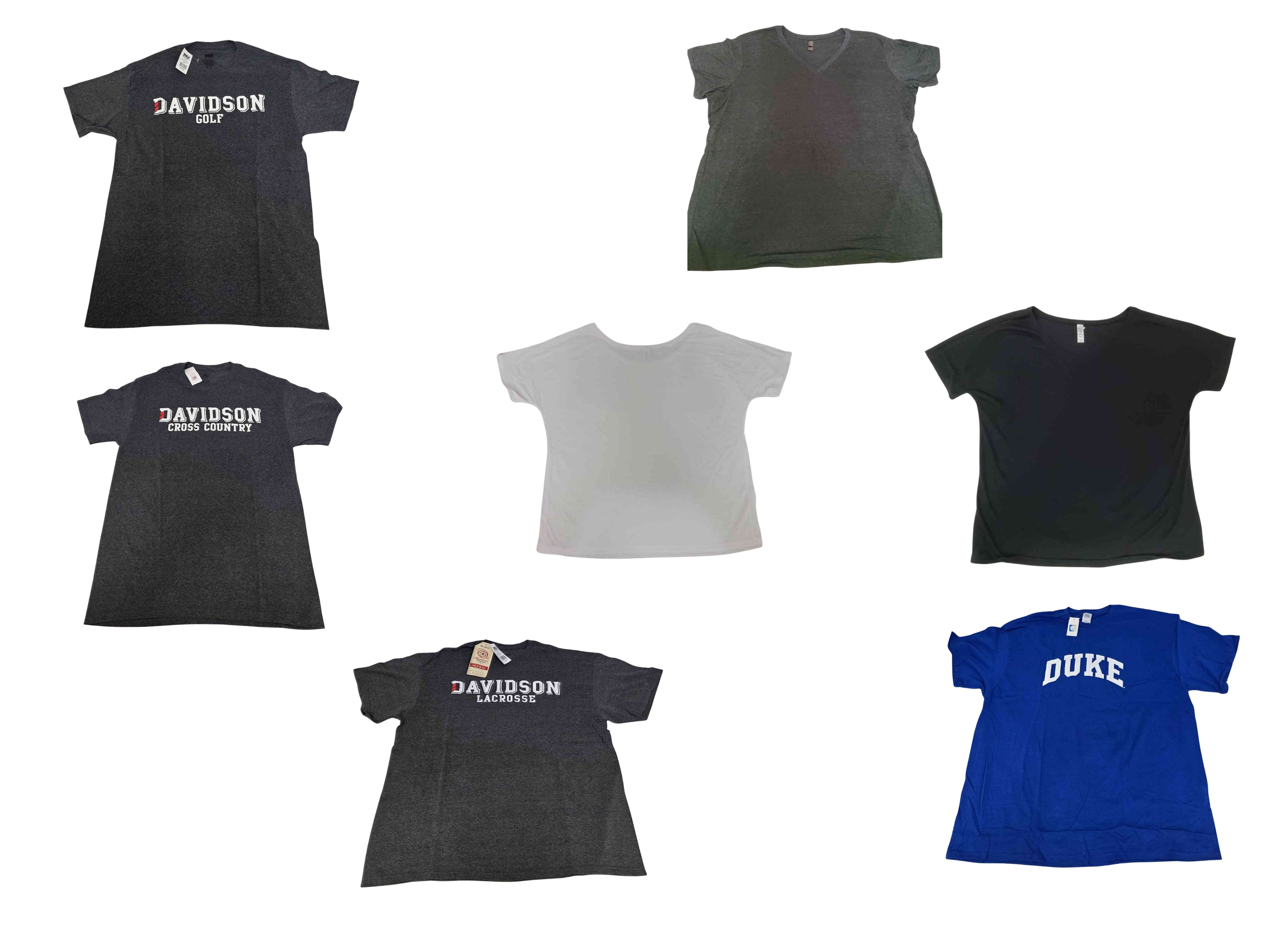 Bulk T-Shirt Lot Pallet - 619 Mixed Styles - Short/Long Sleeve - Retail $12 | $1.00 Each