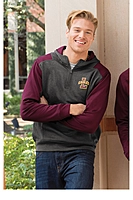 Sport-Tek®  Tech Fleece Colorblock 1/4-Zip Hooded Sweatshirt - ST249