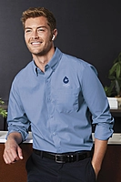 Port Authority® Long Sleeve Carefree Poplin Shirt - W100