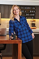 Port Authority® Women's Plaid Flannel Shirt - LW669