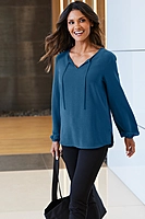 Port Authority® Women's Textured Crepe Blouse - LW714