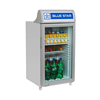 Blue Star 95L visi cooler with internal shelving. Blue Star 95L visi cooler with internal shelving.