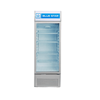 Glass door display refrigerator, Blue Star 325 liters.