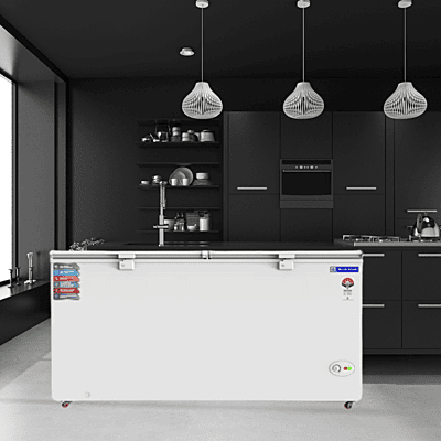 Blue Star CF5-575NEYW Chest Freezer with External Condenser for Efficient Cooling Blue Star CF5-575NEYW Chest Freezer with External Condenser for Efficient Cooling