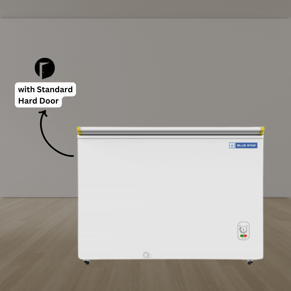 Blue star Bottle Cooler 300 liter deep freezer-CHBK300MP with Standard hard Door