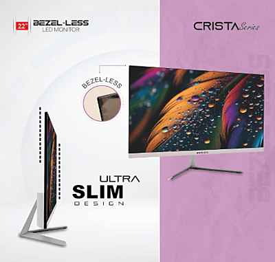 Zebion Monitor 22"  Crista Series - Borderless