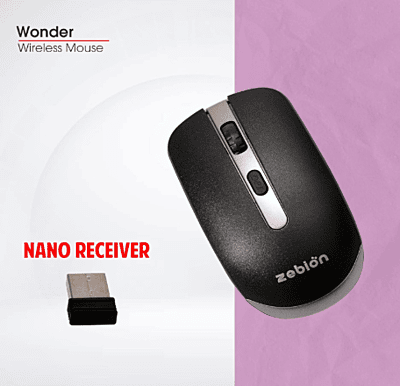 Zebion Wireless Mouse Glider Wonder