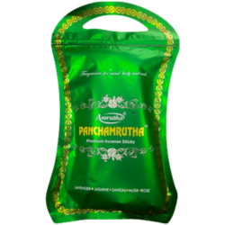 Amrutha Panchamrutha Premium Incense Sticks 240g Zipper Pack
