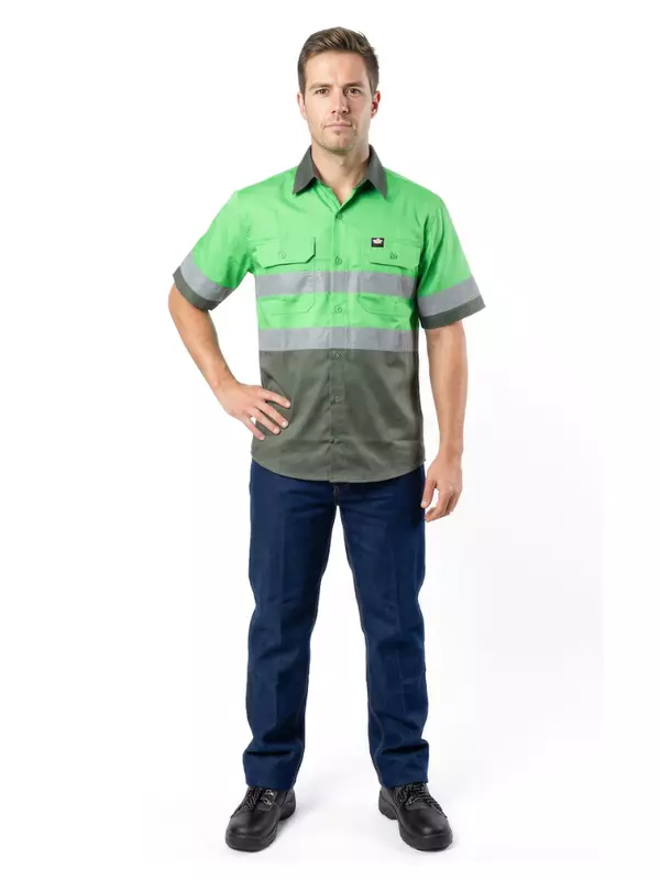 Hi-Viz Vented S/S Workshirt