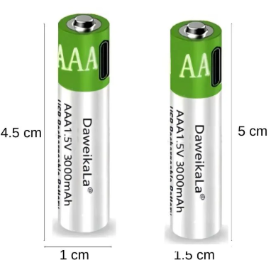 Par de Baterías AA 1.5V 3800 mAh Alcalinas de Alto Rendimiento (2 Unidades)
