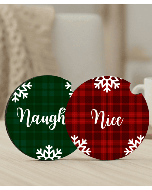 Christmas Car Coasters