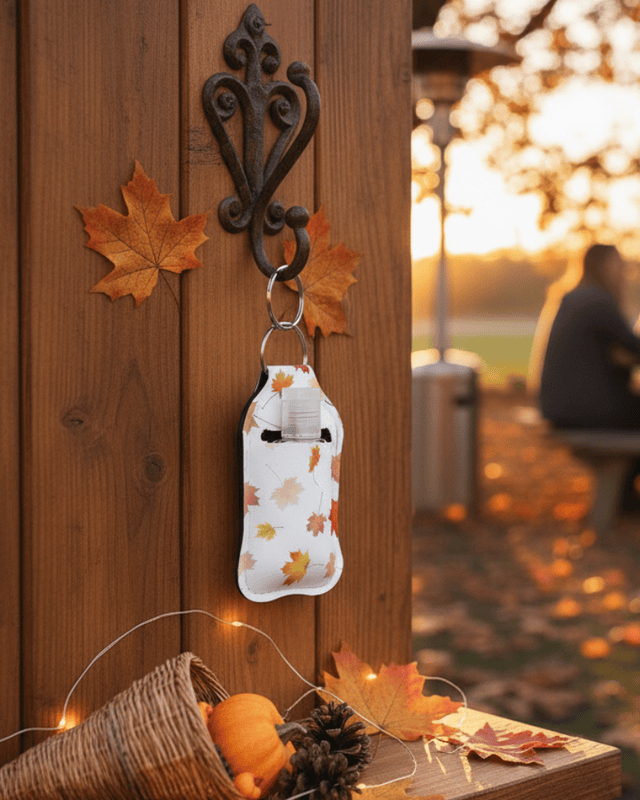 Autumn Hand Sanitizer Keychains
