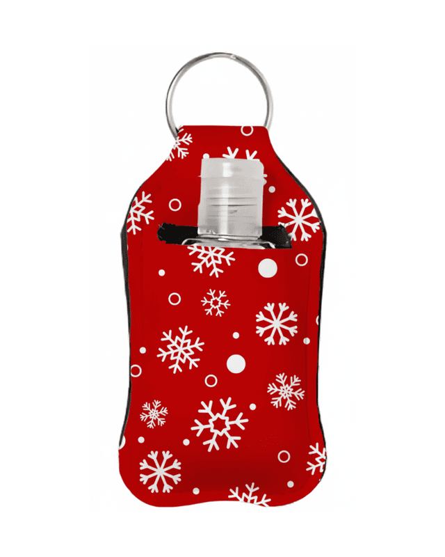 Christmas Hand Sanitizer Keychains