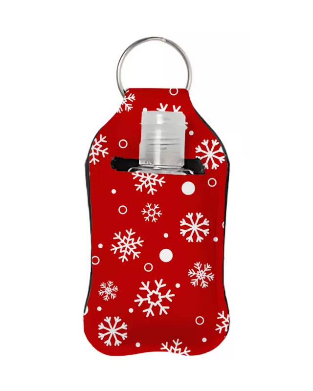 Christmas Hand Sanitizer Keychains