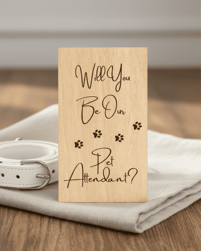 Pet Attendant Proposal Cards