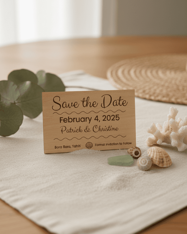 Destination Save the Date Cards, Set of 16