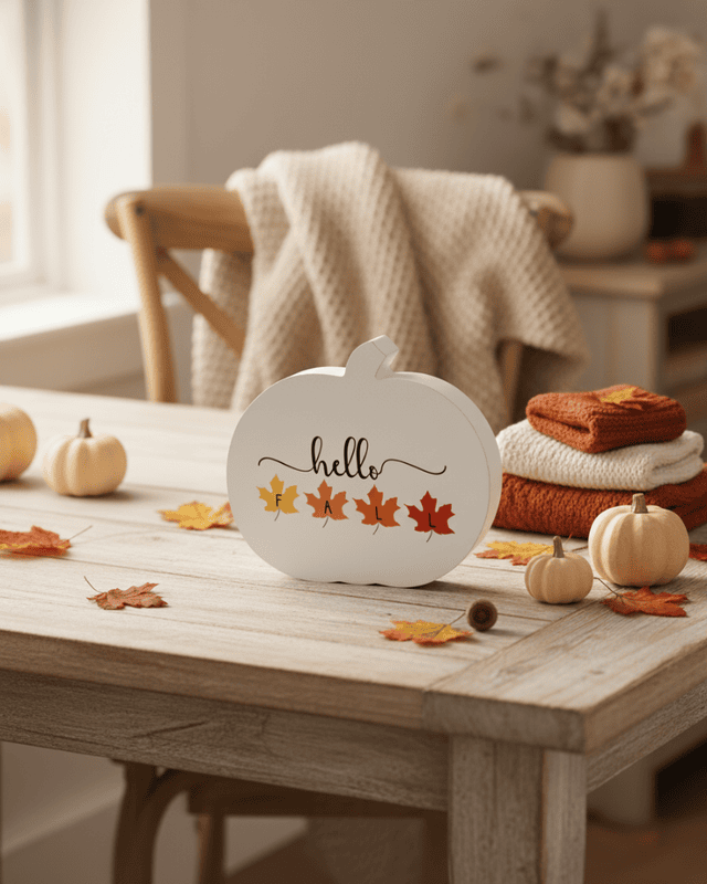 Pumpkin Table Decor