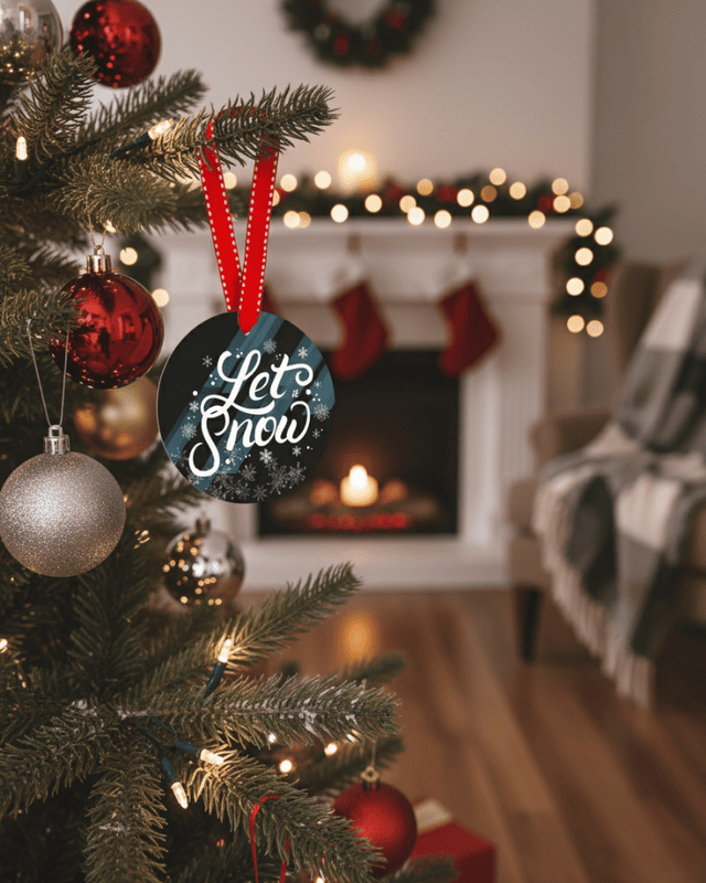 Let it Snow Ornament