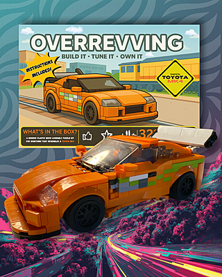 Toyota MK4 - Generic Plastic Brick Assembly Puzzle Kit