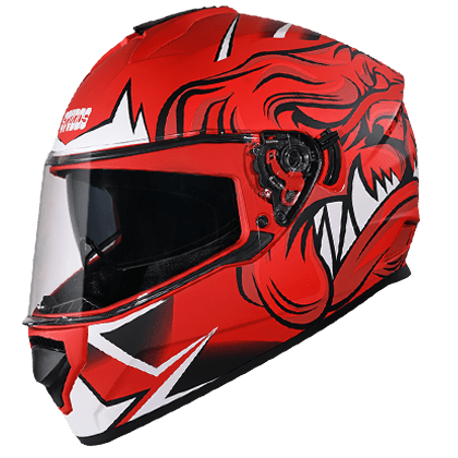 STUDDS DRIFTER D1 MATT RED N2 RED D/V (XL)