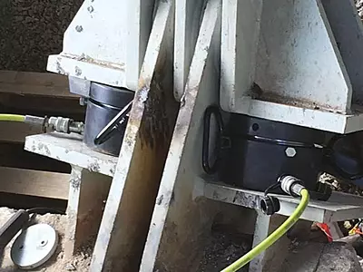 LARZEP Pancake Lock Nut Hydraulic Cylinders , Single-Acting Load Return, CTX-Series