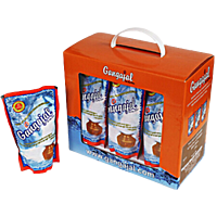 Gangajal 100% Pure Natural (10x200ml Pouches) for Pooja/Hawan/Gifting