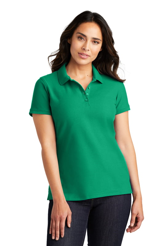 L100  PLAYERA POLO DAMA MC PORT AUTHORITY CORE CLASSIC 