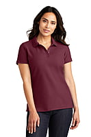 L100  PLAYERA POLO DAMA MC PORT AUTHORITY CORE CLASSIC 